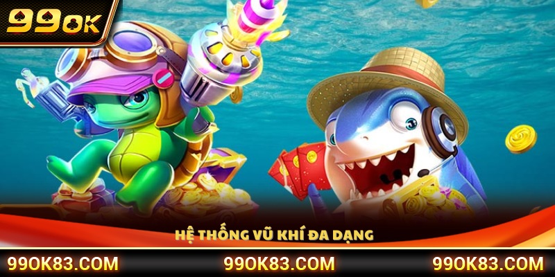 Kho vũ khí trong game phong phú